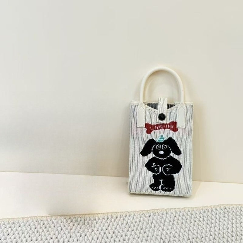 Knit Animal Phone Bag