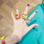 Exaggerated Floral Heart Ring - Modomu