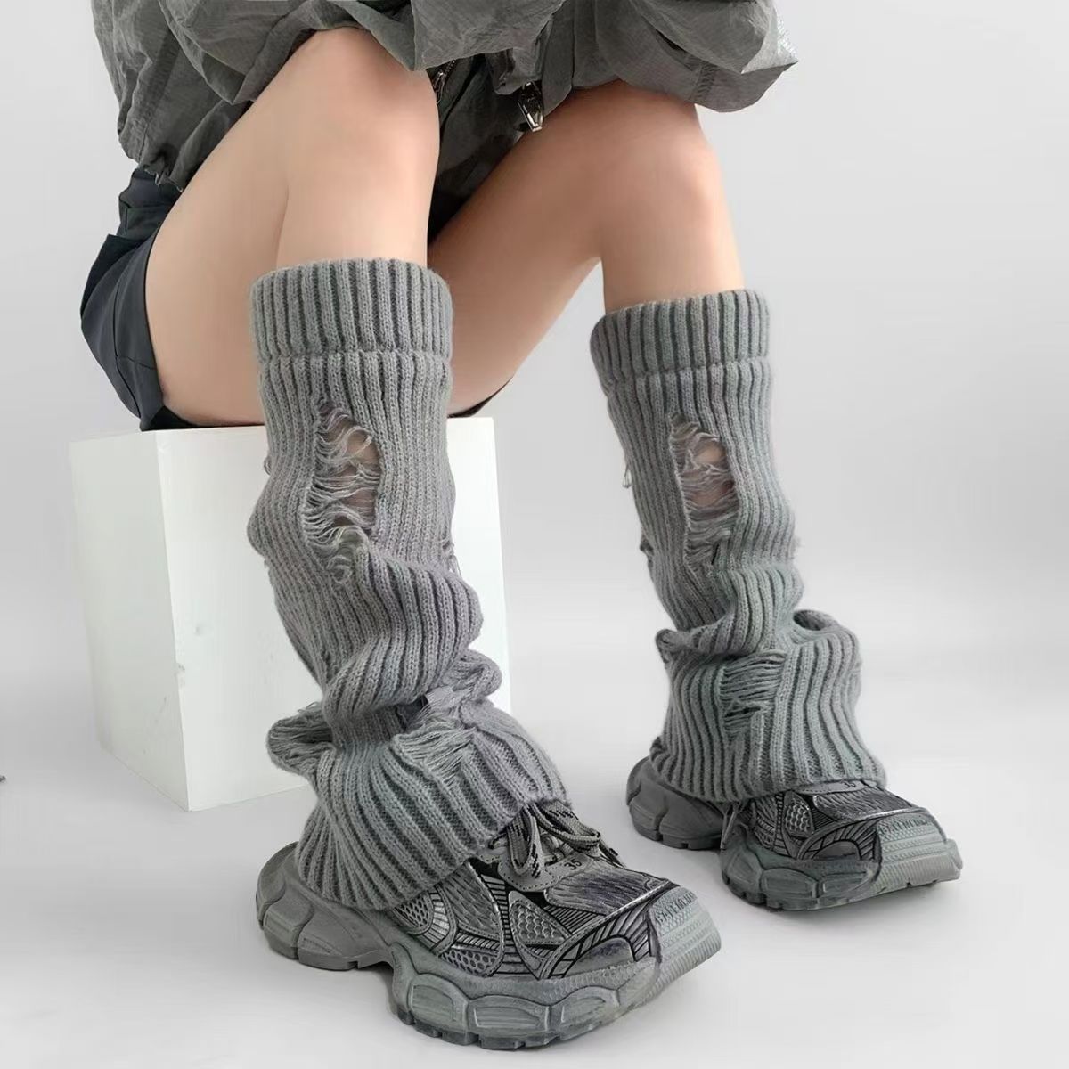 Cozy Ribbed Pile Knit Socks - Modomu