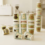 Puppy Art Disposable Paper Cups