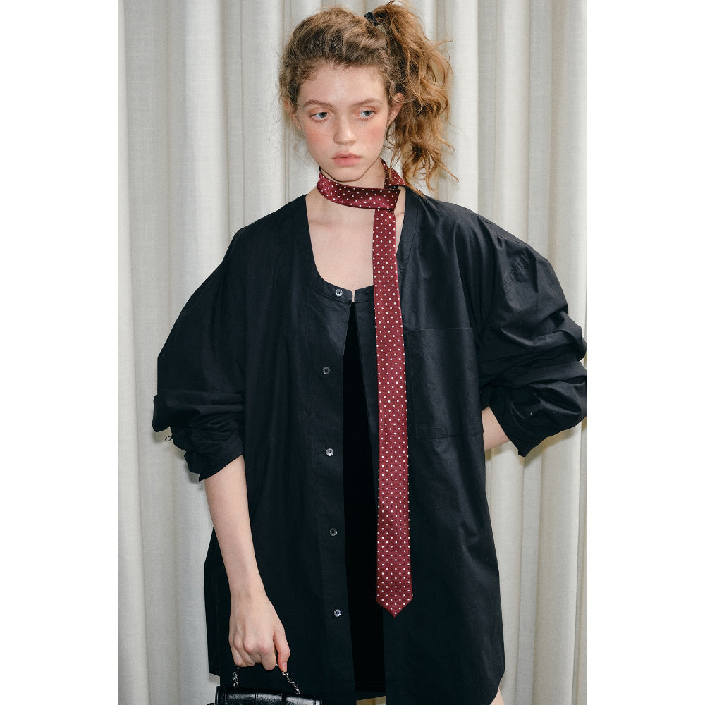 Striped College Zipper Tie - Modomu