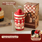 Ceramic Strawberry Pattern Mug - Modomu