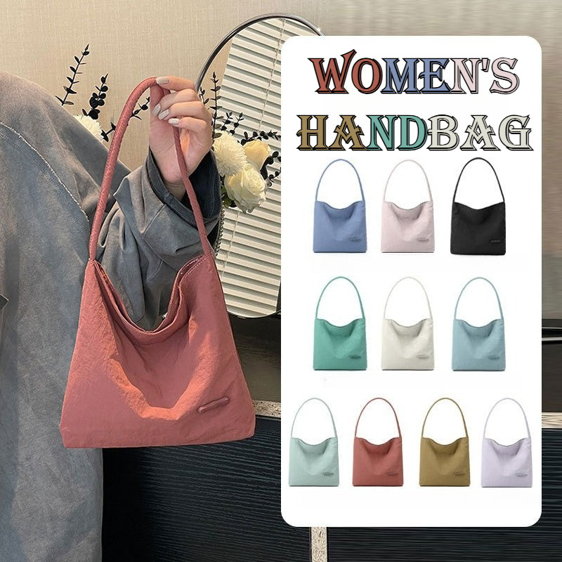 Slouchy Nylon Shoulder Bag