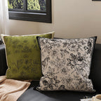 French Botanical Print Cushion – Floral Designs