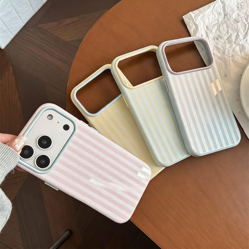 Pastel Pinstripe iPhone Case