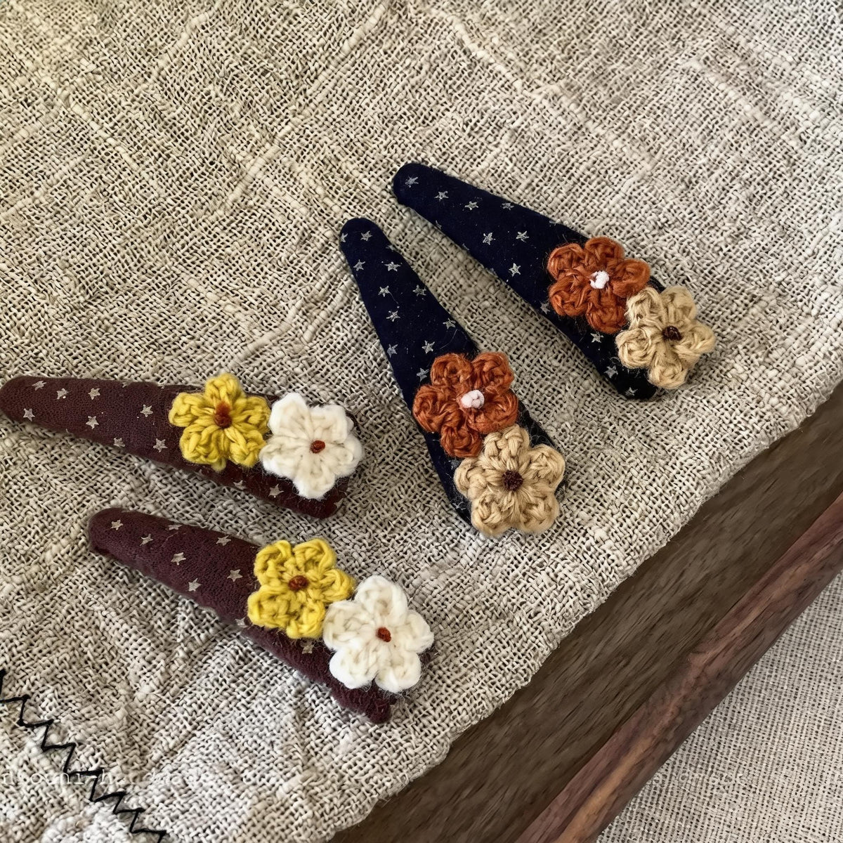Flower Star Snap Hair Clip