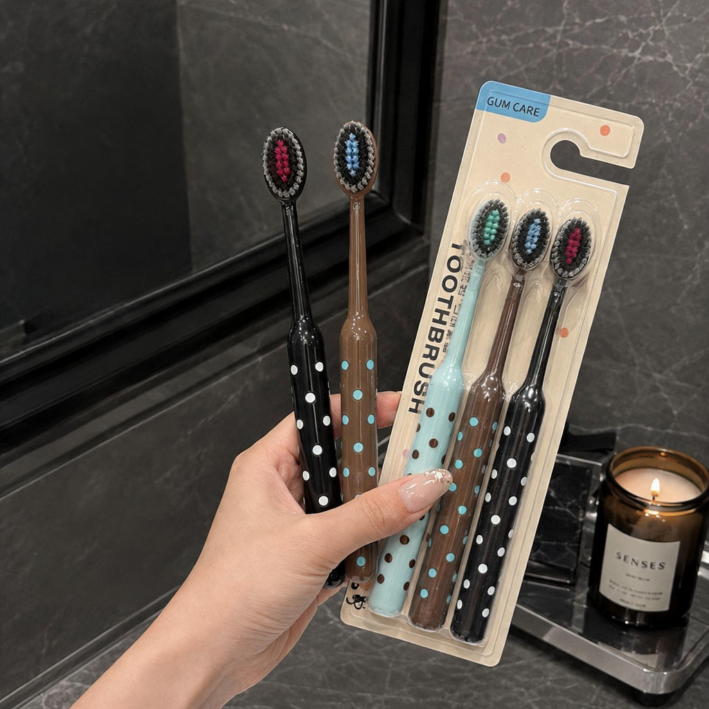 Polka Dot Soft Toothbrush