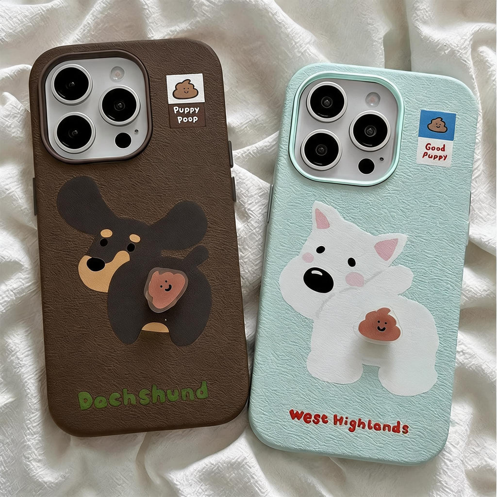 Bum-Up Puppy iPhone Case