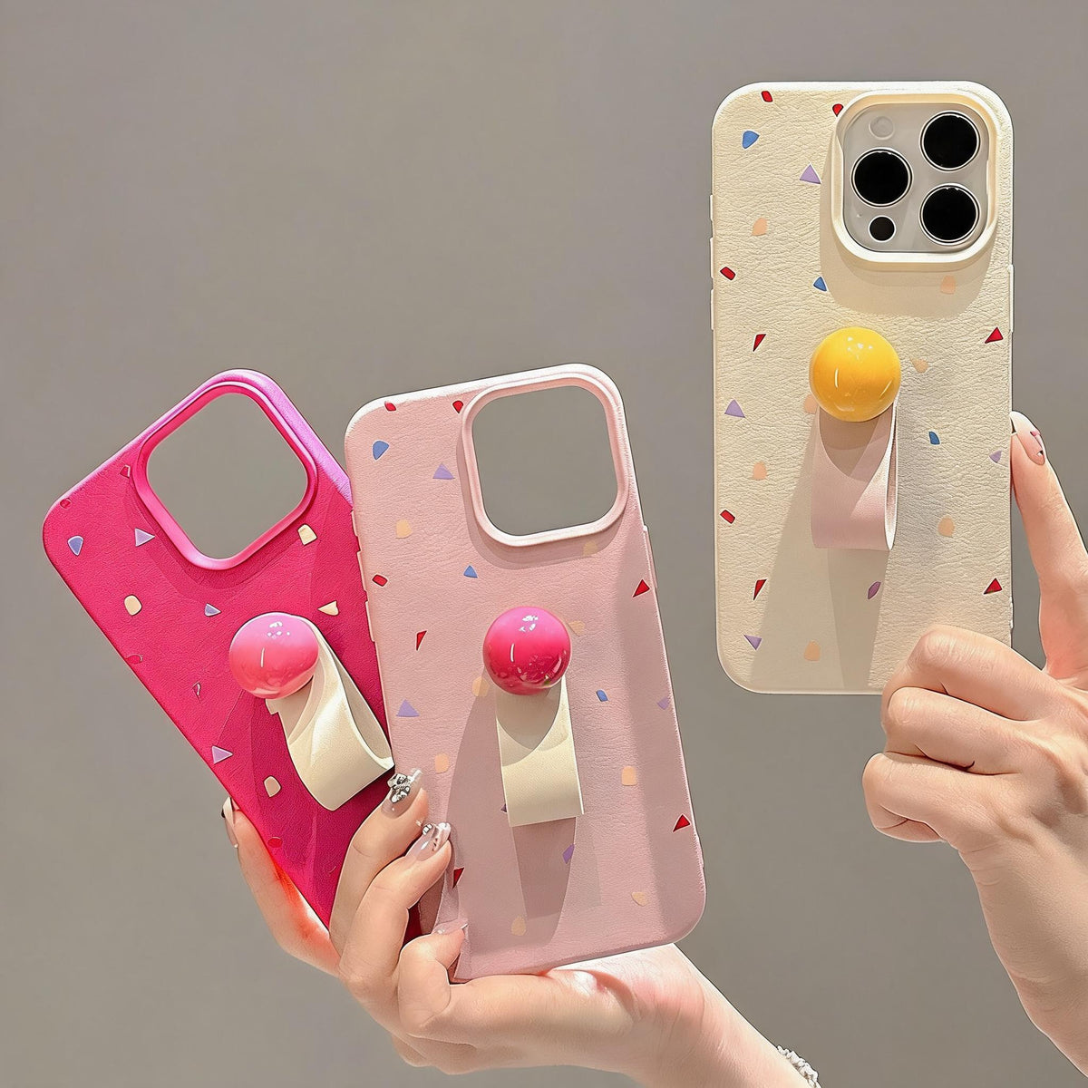 Confetti Ball Grip Phone Case
