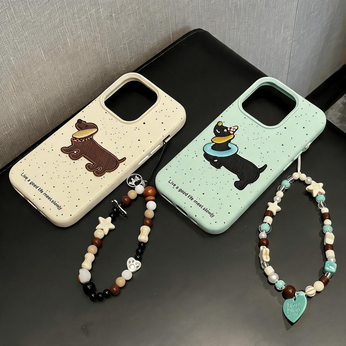 Speckled Dachshund Phone Case