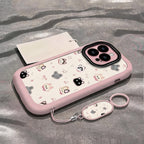 Puffy Animal Faces iPhone Case