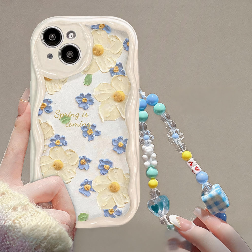 Painted Blossom Wave Phone Case – Blossom Strap Designs