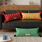Pom Pom Polka Bolster Cushion