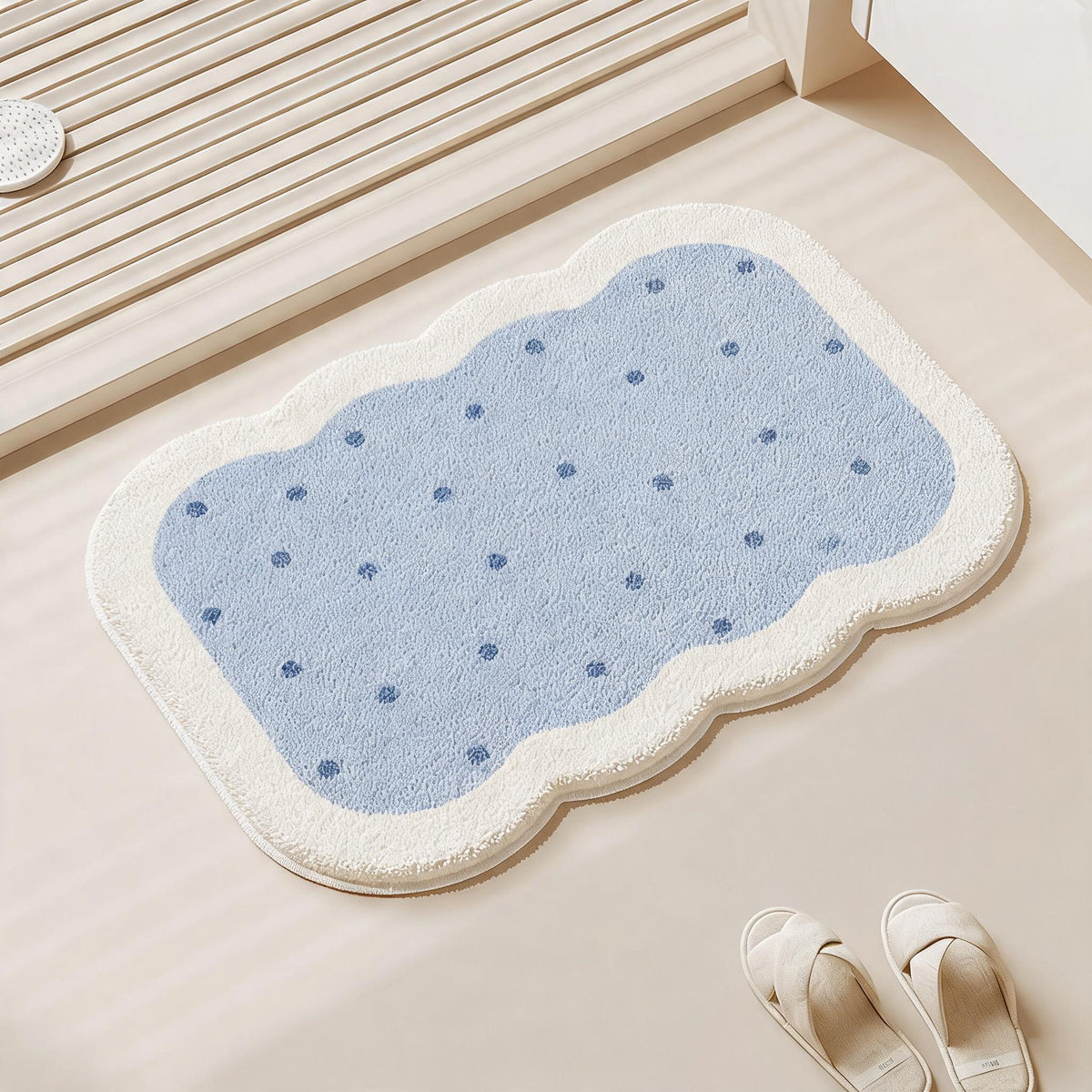 Speckled Biscuit Bath Mat