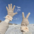 Plush Cuff Touchscreen Gloves