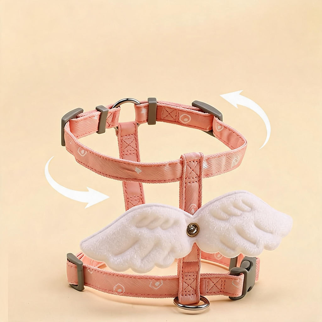 Angel Wing Cat Harness Set