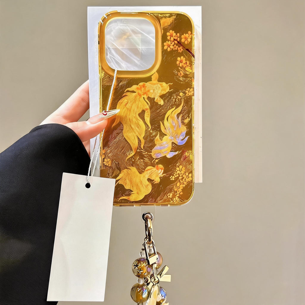 Gold Koi Blossom Phone Case