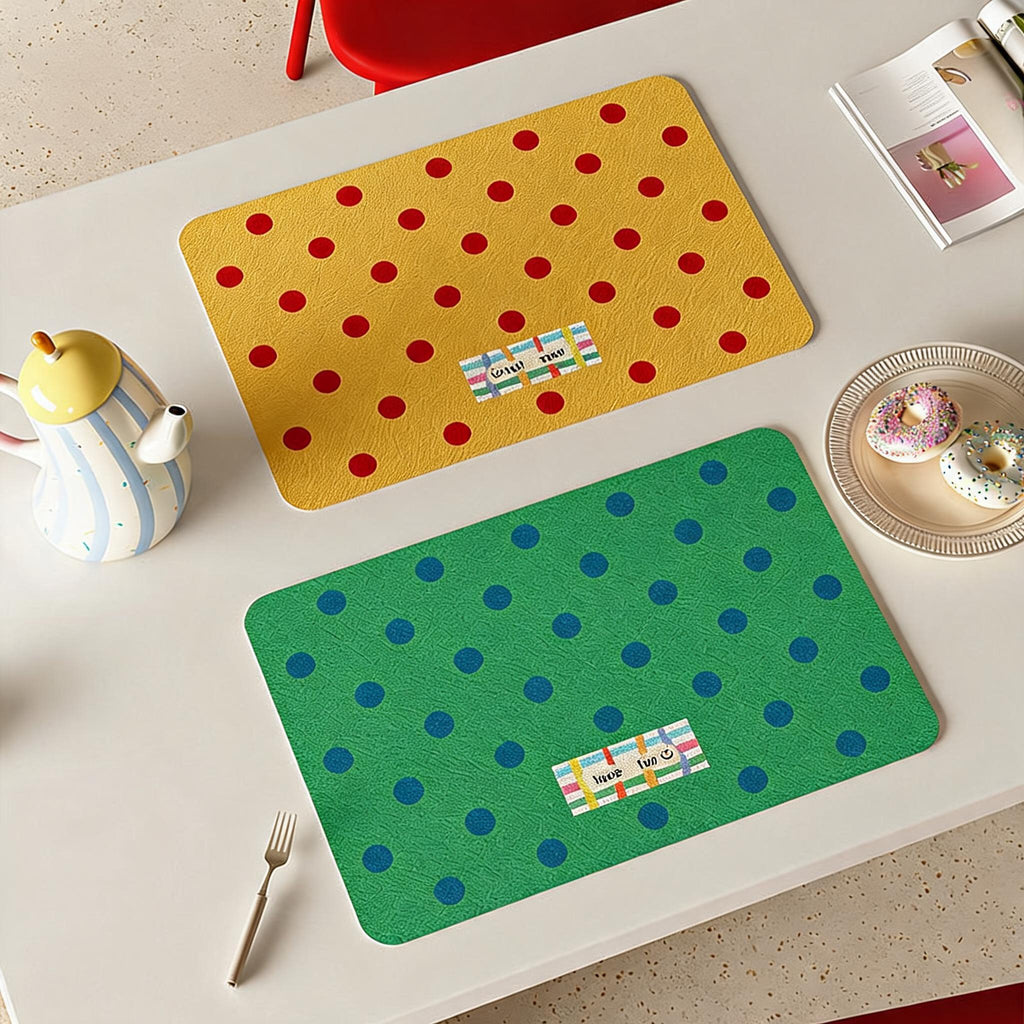 Retro Print Wipe Clean Placemat
