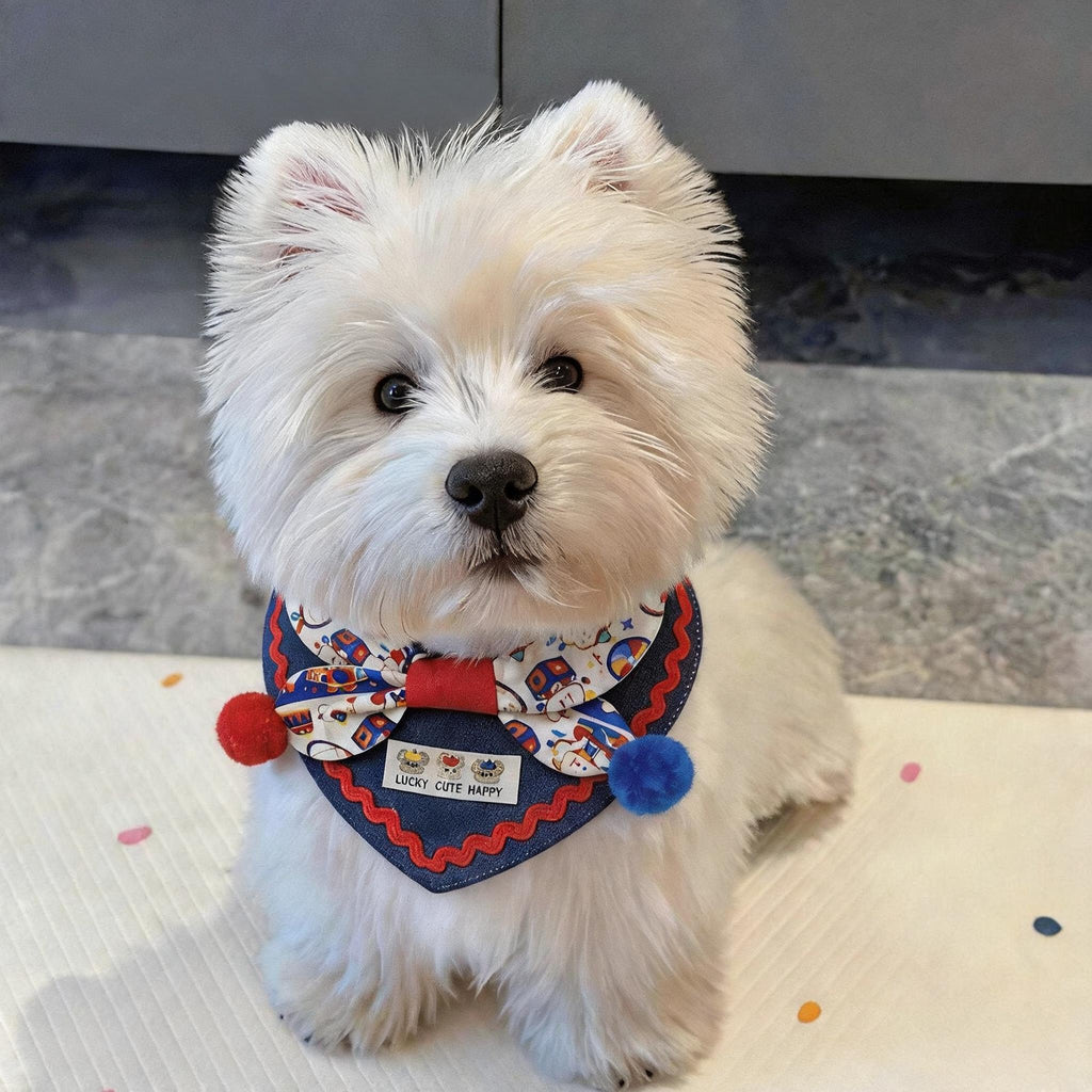 Circus Bow Pet Bandana