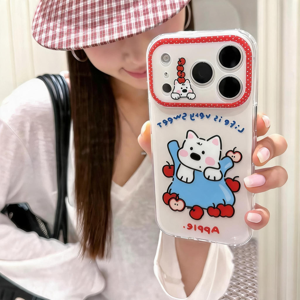Westie Apple Bag Phone Case