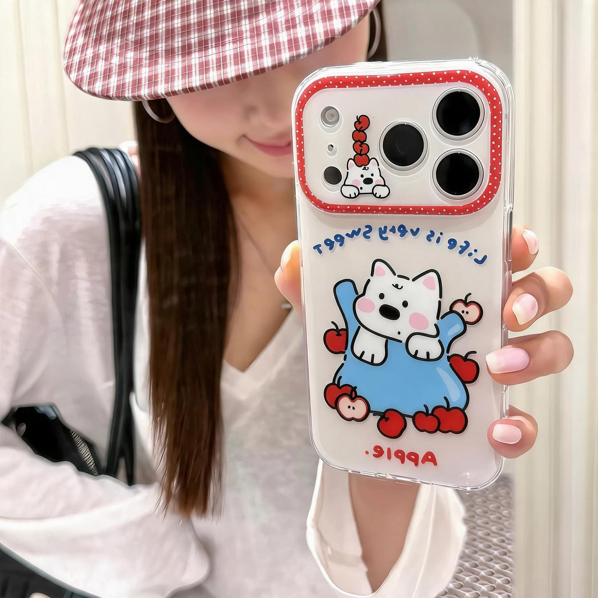 Westie Apple Bag Phone Case