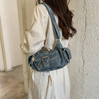 Cargo Pocket Slouchy Shoulder Bag