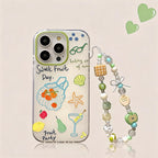Sweet Fruit Sketch iPhone Case