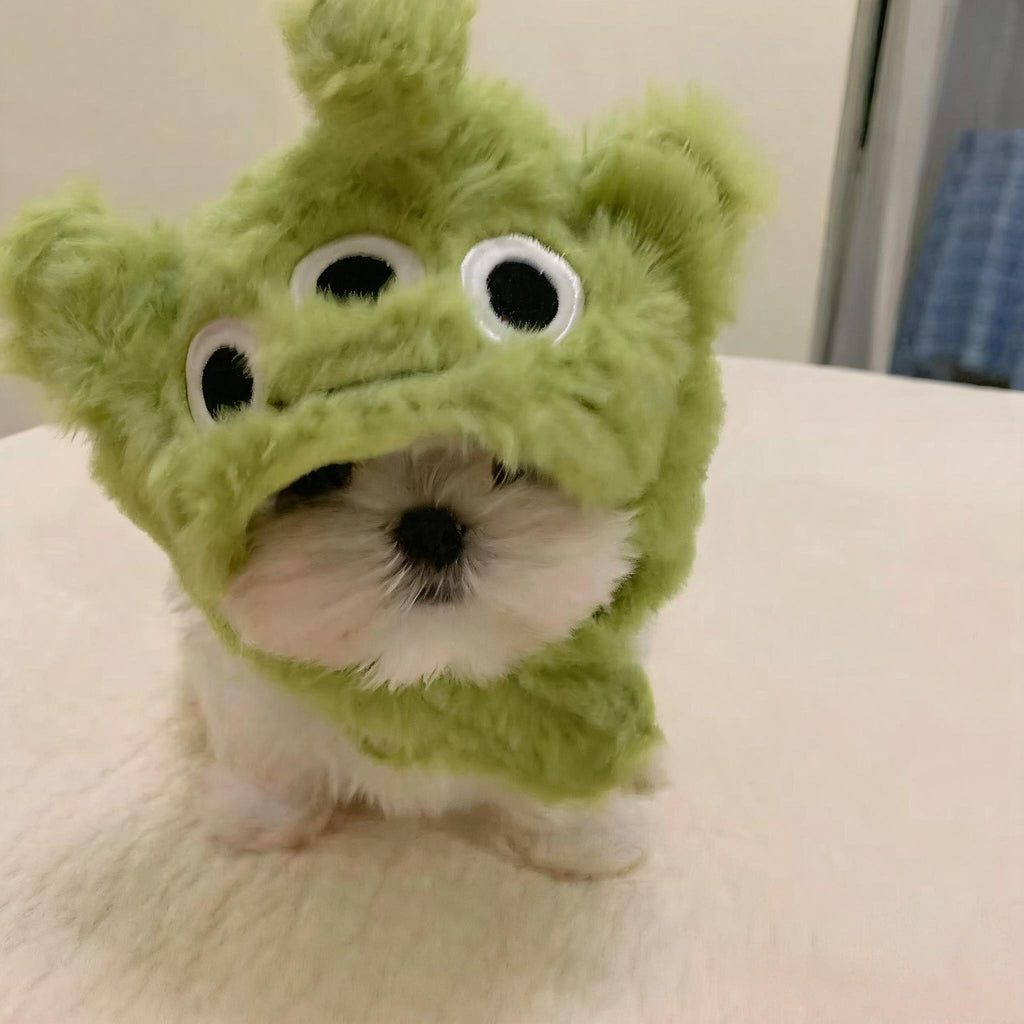 Alien Bear Pet Costume Hat