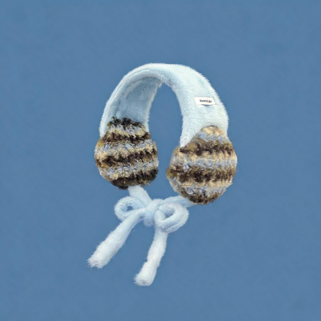 Two-Tone Fluffy Winter Earmuffs