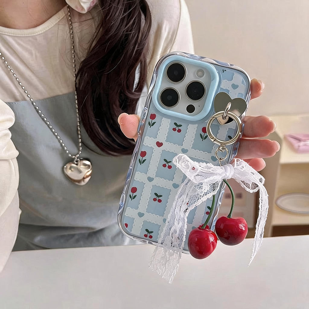 Tulip Check Cherry Charm Case