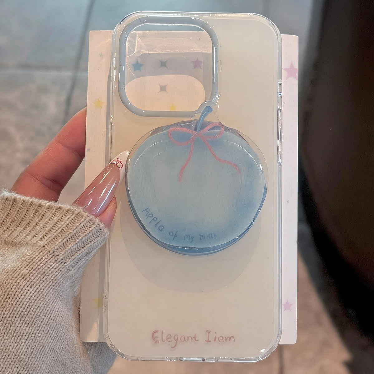 Blue Ring Magnetic iPhone Case