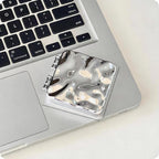 Ripple Square Folding Pocket Mirror
