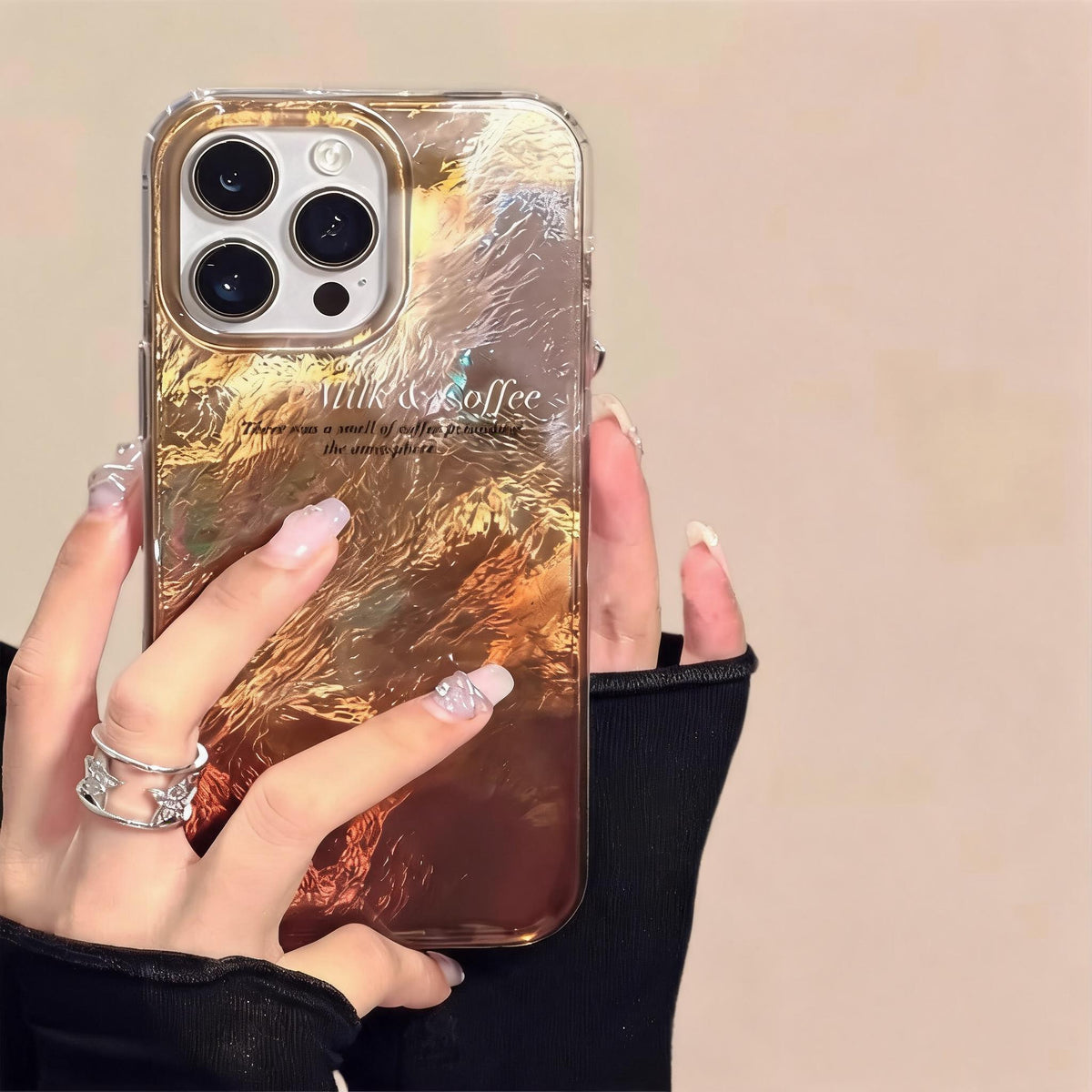 Coffee Foil Gradient iPhone Case