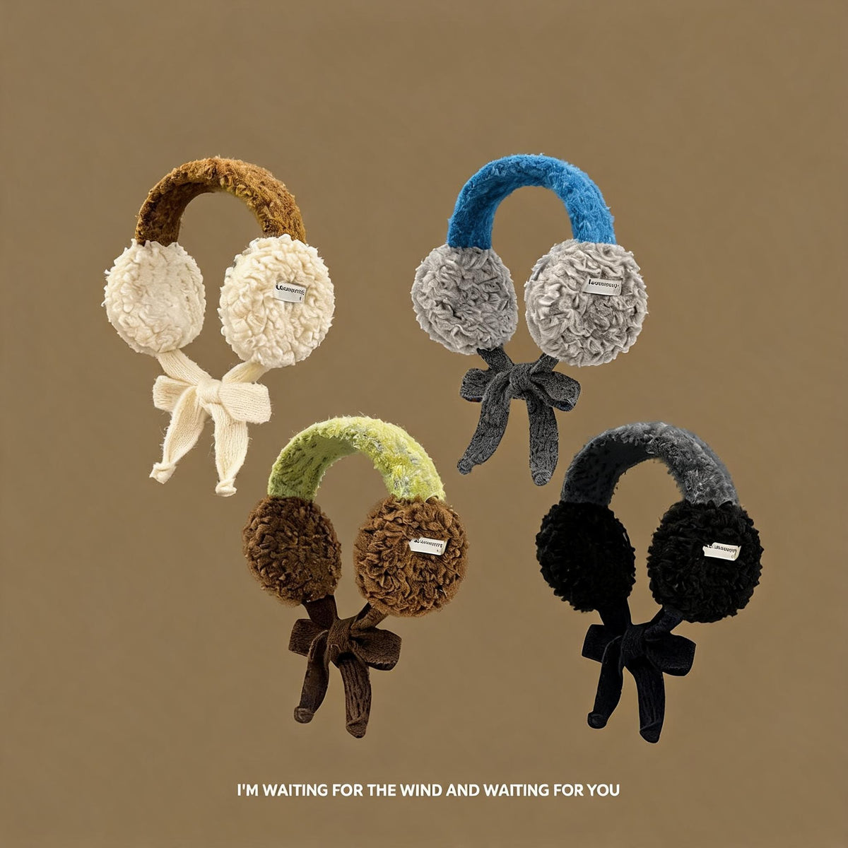 Bow Tie Winter Earmuffs