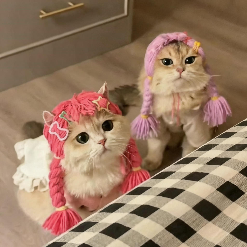 Braided Pigtail Cat Wig