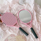 Tennis Racket Handheld Mirror
