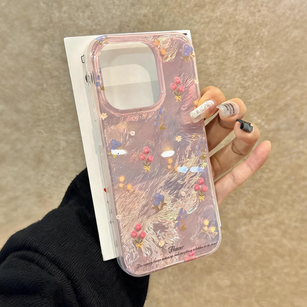 Holo Foil Flower iPhone Case
