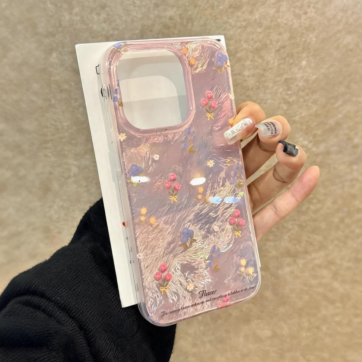 Holo Foil Flower iPhone Case