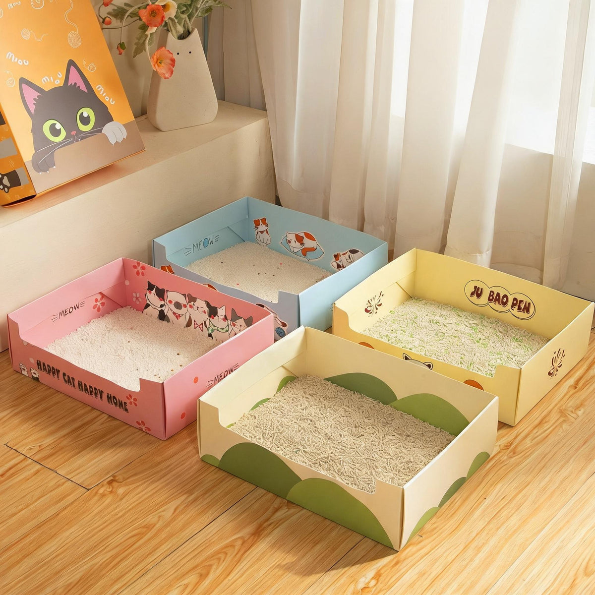 Foldable Travel Cat Litter Tray