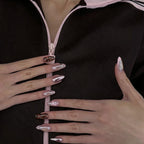 Leopard Chrome Press-On Nails