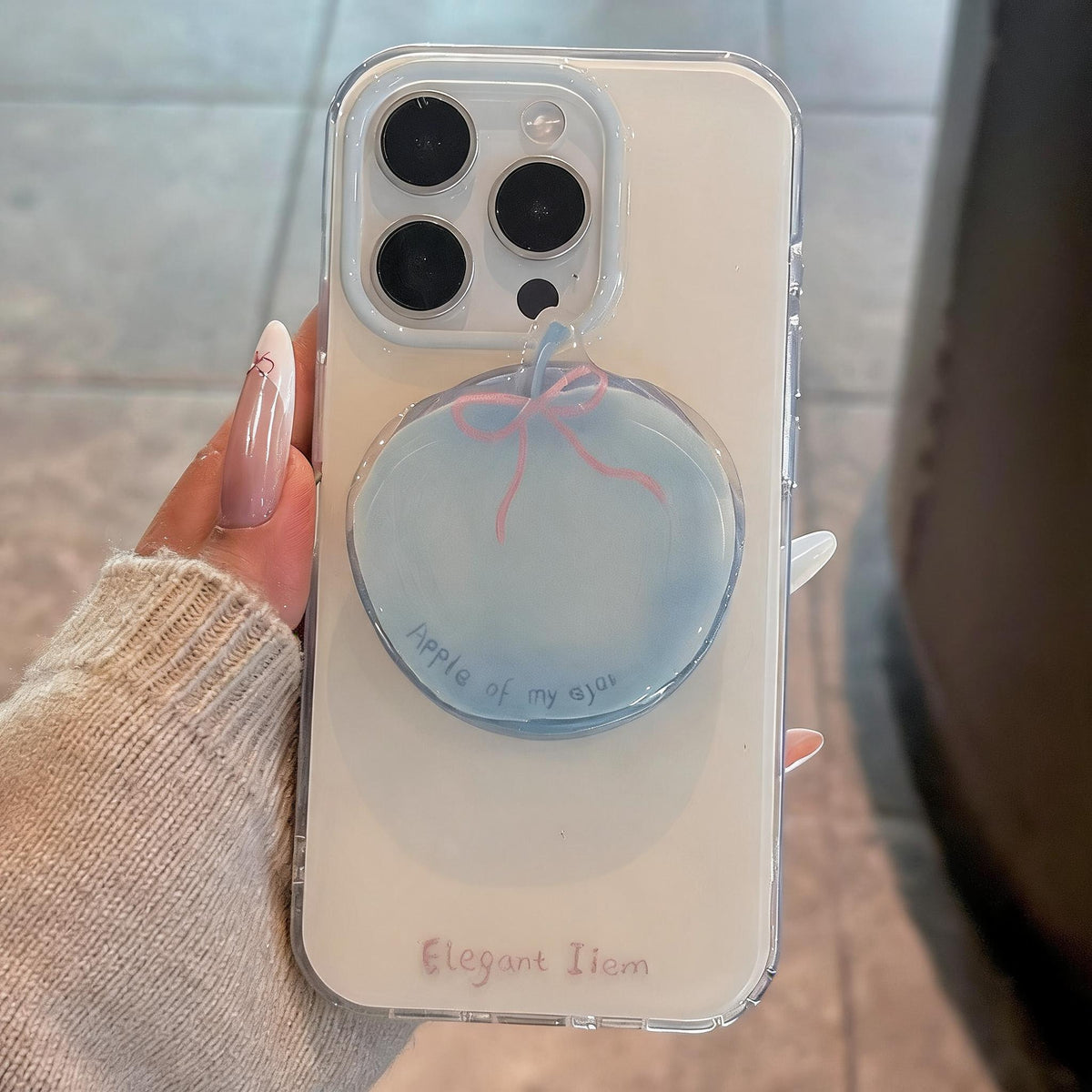 Blue Ring Magnetic iPhone Case