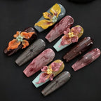 Raised Blossom Press-On Nails