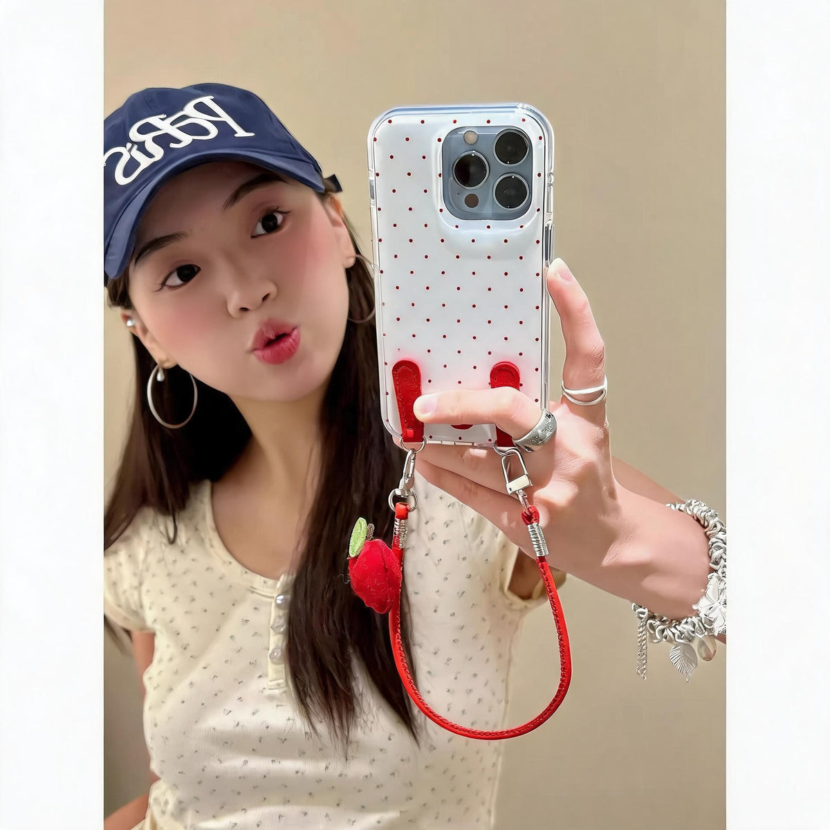 Red Polka Dot Phone Case