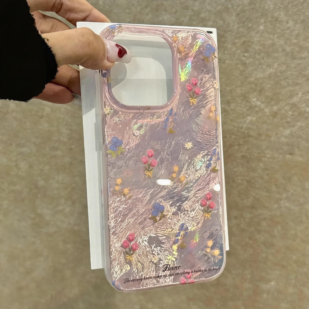 Holo Foil Flower iPhone Case