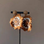 Toasted Bloom Crochet Earrings