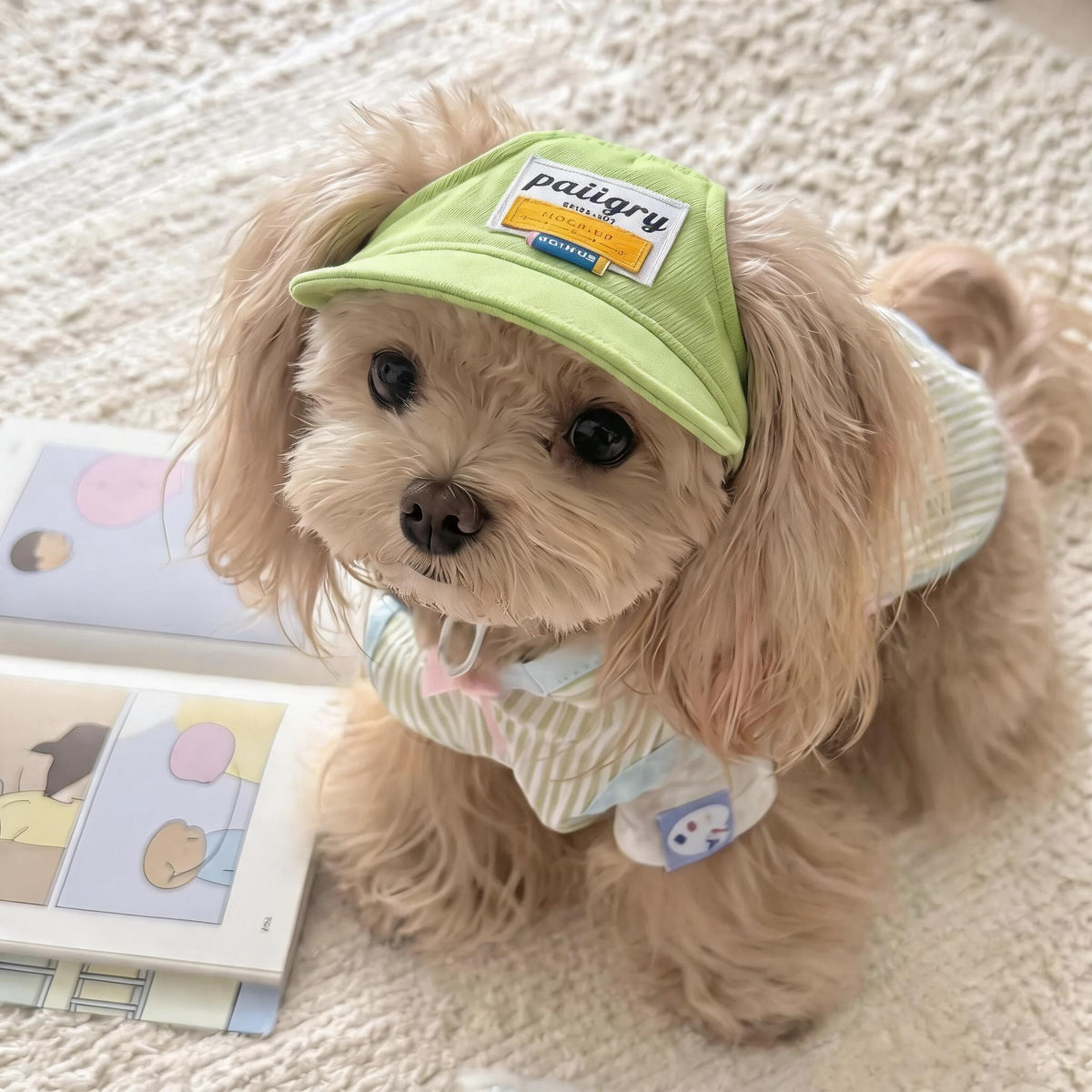 Ear Hole Pet Baseball Cap