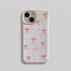 Pink Ribbon Bow iPhone Case