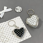 Starry Heart Mirror Keyring