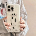 Stretching Cat iPhone Case