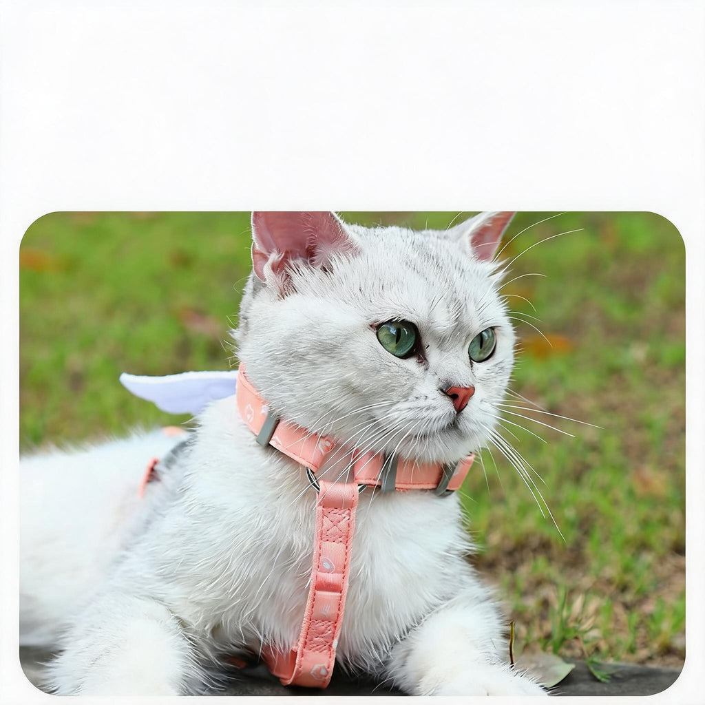 Angel Wing Cat Harness Set